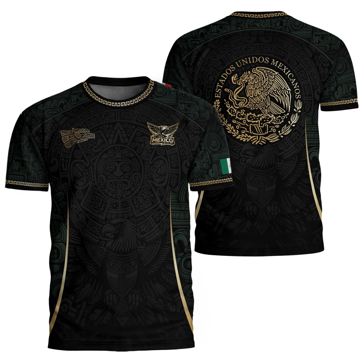 Mexico Heritage Soccer Jersey Green Gold, Cultural Identity and National Pride Wear