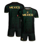 Mexico Soccer Jersey Men Green Aztec Pattern Football Shirt Fan Wear