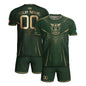 Custom Green Mexico Soccer Jersey Aztec Eagle Emerald Green Football Shirt