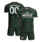Mexico Soccer Jersey Personalized Name Number Aztec Pattern Green Football Shirt