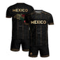 Mexico Soccer Jersey Black Design, Aztec Style Football Shirt for Fans