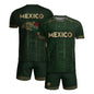 Mexico Soccer Jersey Green Pattern, Stylish Aztec Football Shirt Fans