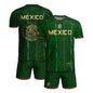Mexico Soccer Jersey Green Aztec Heritage Pride - Estados Unidos Mexicanos Football Shirt
