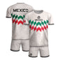 Mexico Soccer Jersey White Chevron Aztec - Mexico National Team Fan Heritage Shirt
