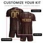 Mexico Soccer Jersey Custom Name Number Aztec Calendar Maroon Shirt