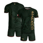 Green Mexico Football Jersey Aztec Eagle Mexican Soccer Fan Apparel Tee