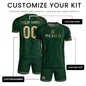 Custom Mexico Soccer Jersey Green Aztec Calendar Culture Men Mexican Football Shirt