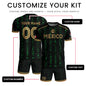 Custom Mexico Soccer Jersey Green Men Aztec Calendar Heritage Mexican Football Shirt