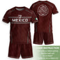 Mexico Soccer Jersey Youth Maroon Aztec Eagle Football Shirt Classic Fan Wear