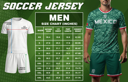 Represent Mexico Soccer Jersey Aztec Eagle Print - Ancient Eagle Heritage Football Shirt Men Gift