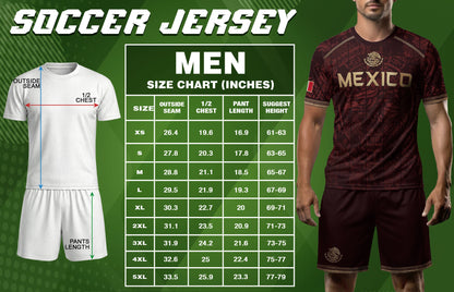 Mexico Football Shirt Maroon Heritage - Aztec Eagle Crest Fan Jersey National Pride