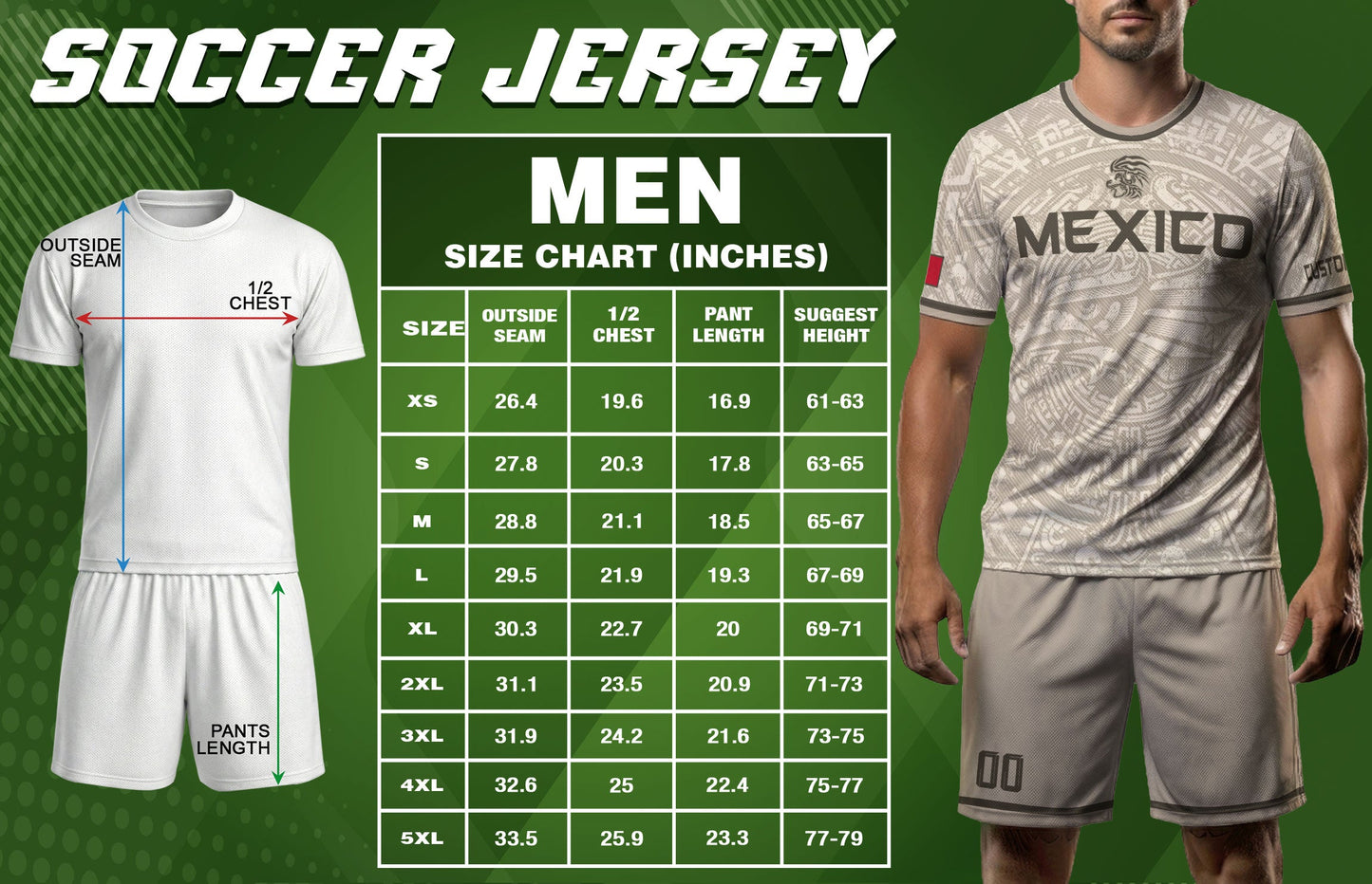 Custom Mexico Soccer Jersey Beige Aztec Calendar & Quetzalcoatl Heritage Fan Shirt