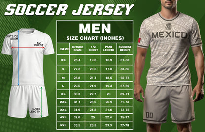 Custom Mexico Soccer Jersey Beige Aztec Calendar & Quetzalcoatl Heritage Fan Shirt
