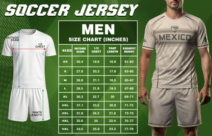 Mexico Soccer Jersey - Beige Vintage Aztec Pattern Heritage Graphic Football Shirt