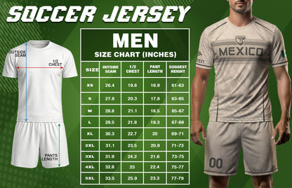 Personalized Beige Mexico Soccer Jersey Aztec Tribal Cream Sport Shirt