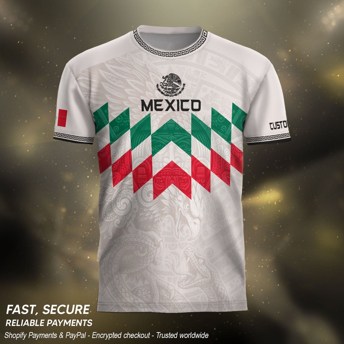 Custom Mexico Soccer Jersey Men Women White Mexican Football Jersey Playera De Mexico Jersey De Mexico