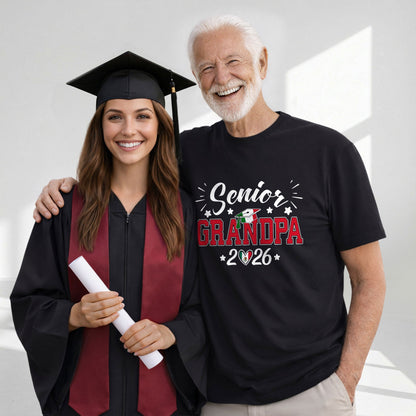 Senior Family 2026 Mexico Flag Heart Shirt - Proud Mexican Graduate T-Shirt..