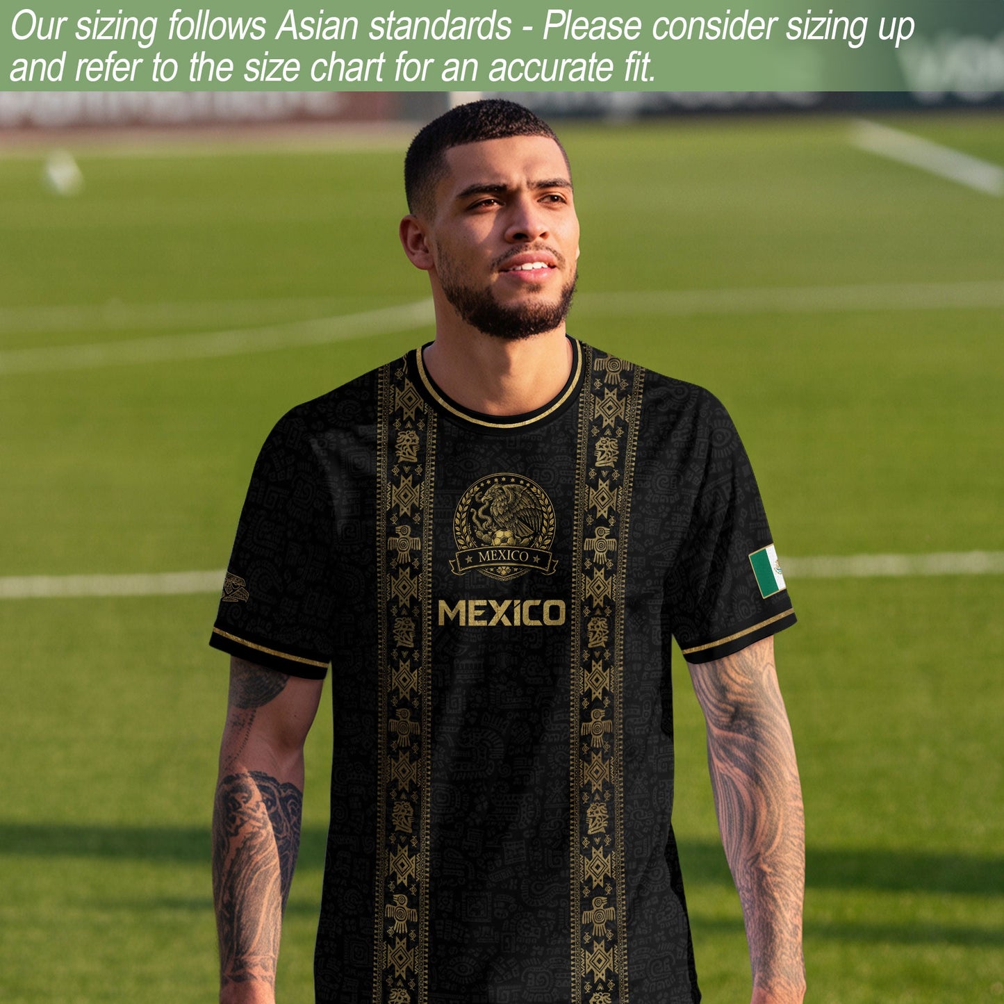 Mexico Soccer Legacy Jersey Black Gold, Inspired by Culture and National Identity