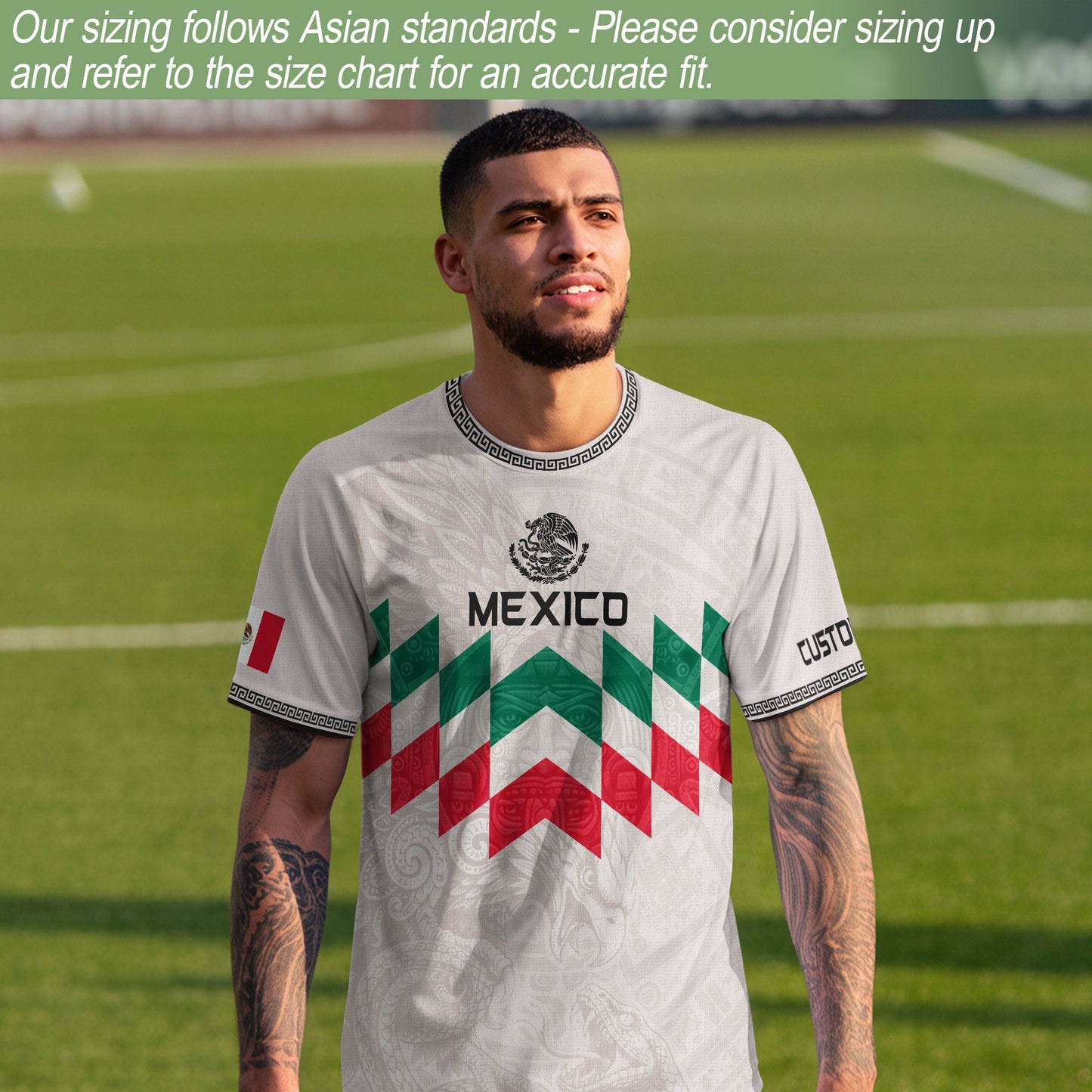 Custom Mexico Soccer Jersey Men Women White Mexican Football Jersey Playera De Mexico Jersey De Mexico
