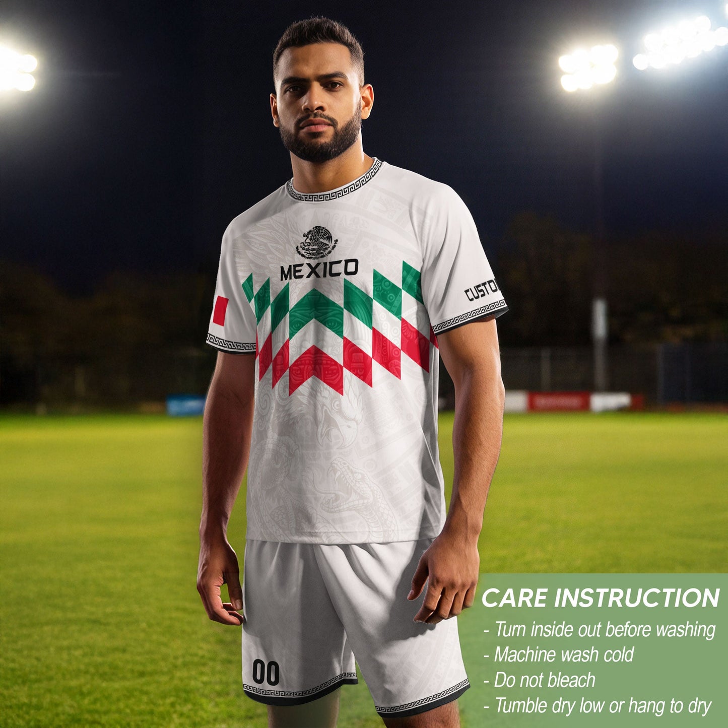 Custom Mexico Soccer Jersey Men Women White Mexican Football Jersey Playera De Mexico Jersey De Mexico