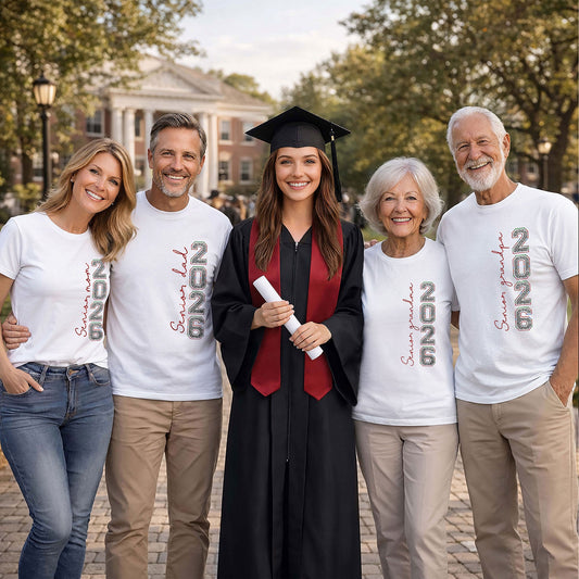 Senior Family 2026 Shirt - Custom Graduation Tee Class of 2026
