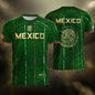 Mexico Soccer Jersey Green Aztec Heritage Pride - Estados Unidos Mexicanos Football Shirt