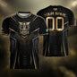 Black Mexico Custom Soccer Jersey Team Apparel Aztec Sun Warrior Football Top