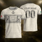 Custom Mexico Soccer Jersey Sand Aztec Calendar Culture Men Mexican Football Shirt