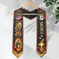 Virgen de Guadalupe Mexican American Graduation Stole Class of 2026 Sash