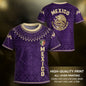 Mexico Soccer Jersey Kids Set Aztec Warrior Purple Gold Mexican Football