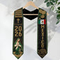 Graduation Stole Mexican Class of 2026 Mexican American Flag Sash for 2026 Graduation