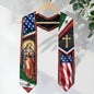 Mexican American Graduation Stole - Mexico USA Flag Dual Heritage Sash