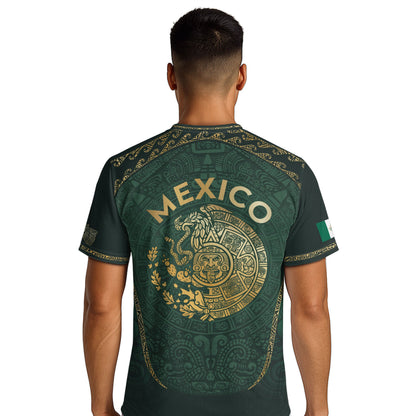 Mexico National Pride Soccer Jersey Gold Green, Culture and Legacy Collection