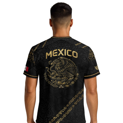 Mexico Cultural Pride Soccer Jersey Black Gold, Legacy Beyond the Game