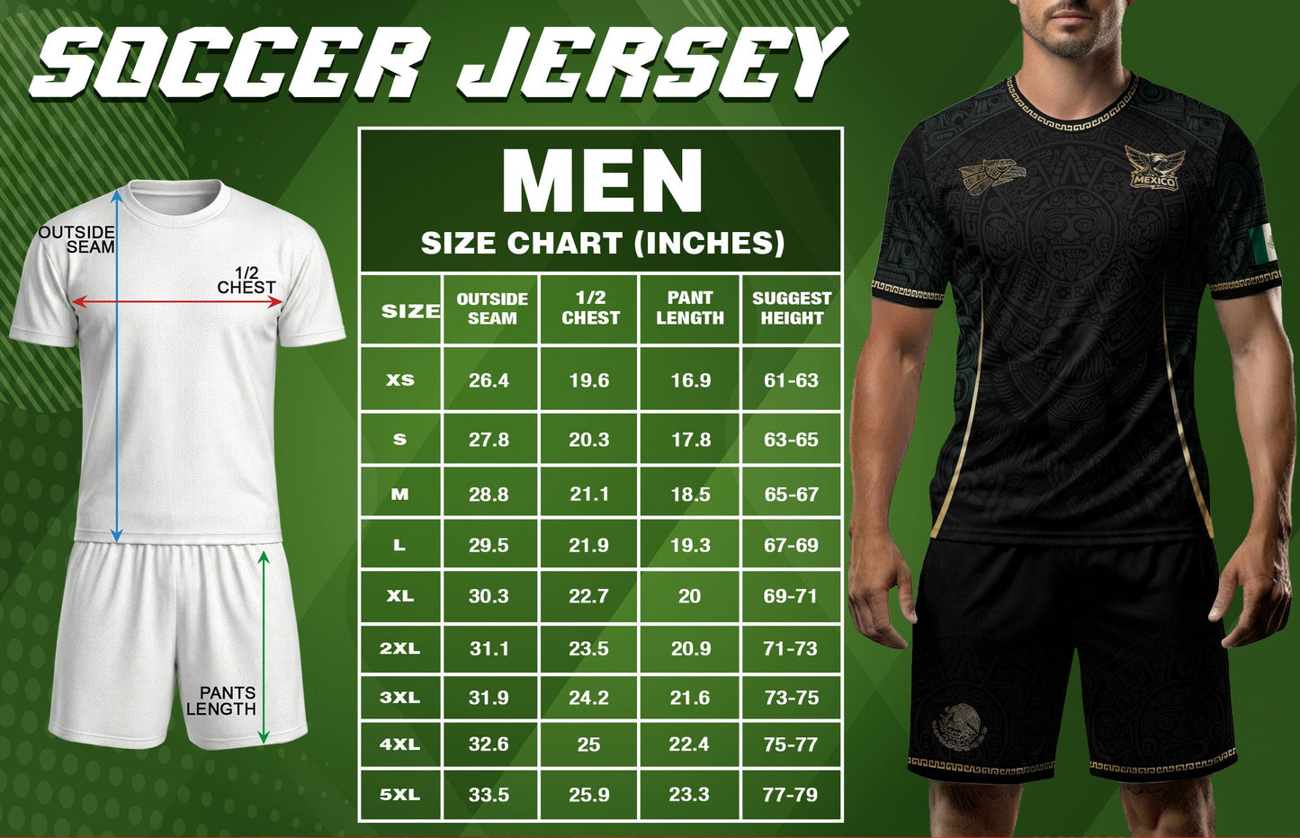 Mexico Heritage Soccer Jersey Green Gold, Cultural Identity and National Pride Wear
