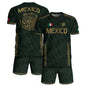 Mexico Heritage Soccer Jersey Green Gold, Cultural Legacy and National Pride Design