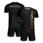 Mexico Heritage Orgullo Mexicano Black Aztec Pyramid Calendar Vintage Soccer Jersey