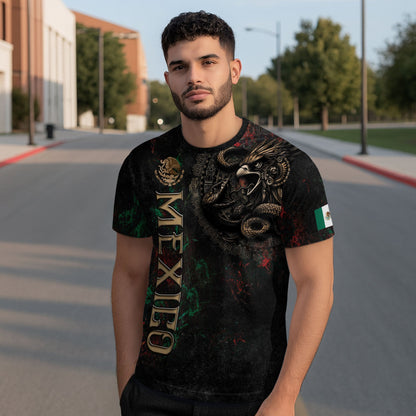 Mexico Eagle Serpent Aztec Heritage Pride Warrior Legacy Culture Shirt