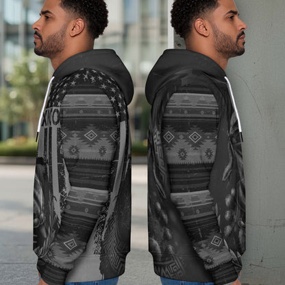 Sudadera De Mexico Aztec Eagle Tribal Cultural Symbol Graphic Para Hombre Hoodie