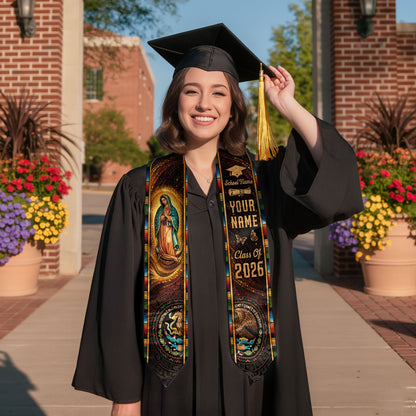 Graduation Stoles 2025 Mexican Style Custom Graduation Stole Personalized Sash