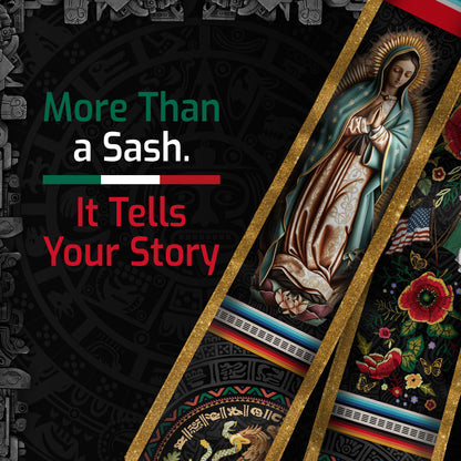 Graduation Stole Mexico 2026, Mexican Sash for Graduate Outfit
