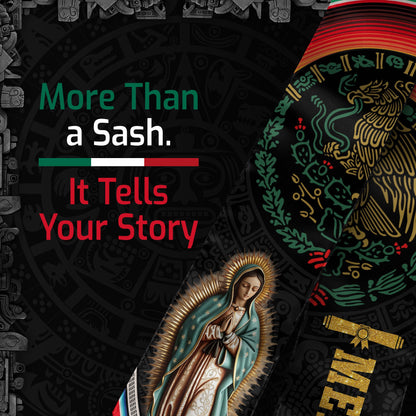 Mexican Graduation Stole Mexico 2026, Sash for High School Graduate