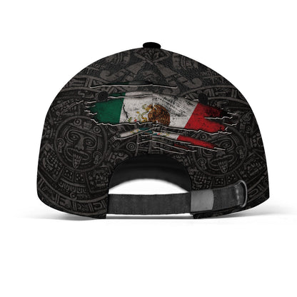 Custom Mexico Heritage Pride Hat 2-Pack Bundle – USA Flag Eagle Roots Unity + Guadalupe Virgin Mary Eagle Aztec Faith