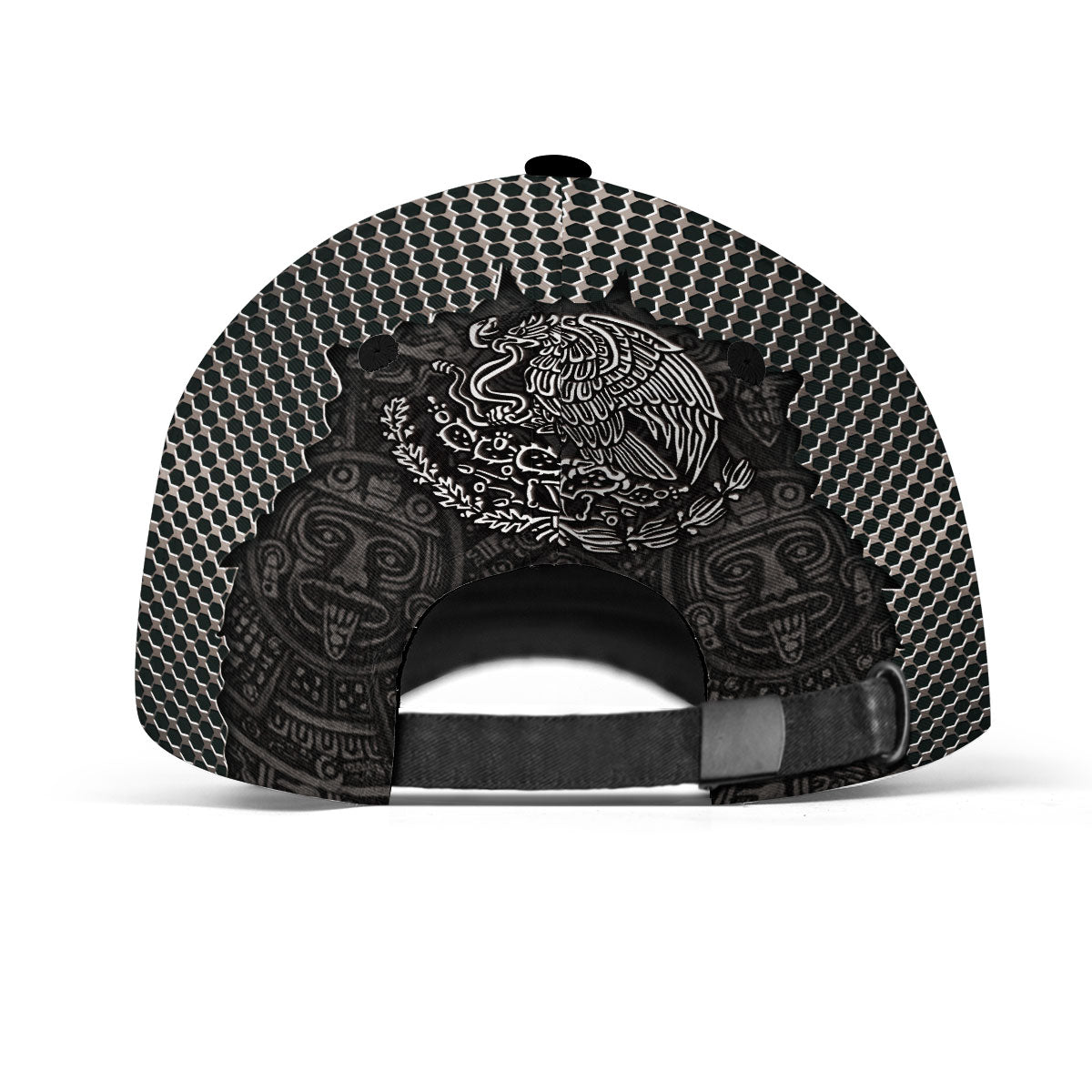 Custom Mexico Aztec Warrior Skull Eagle Heritage Pride Power Roots Hat
