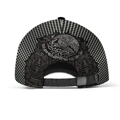 Custom Mexico Aztec Warrior Skull Eagle Heritage Pride Power Roots Hat