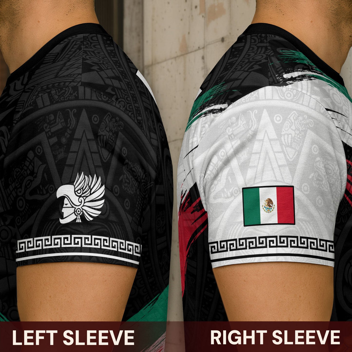 Mexico Flag Eagle Aztec Pyramid Heritage Pride Warrior Spirit Shirt