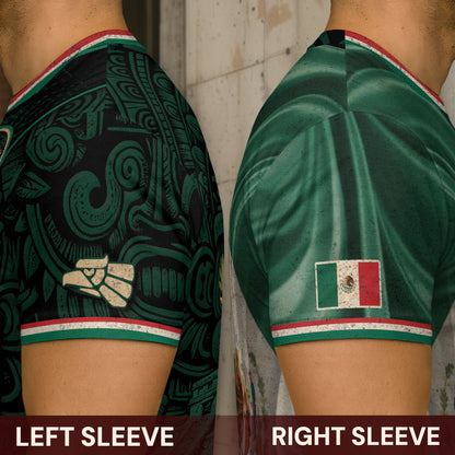 Mexico Flag Eagle Serpent Aztec Heritage National Pride Identity Shirt