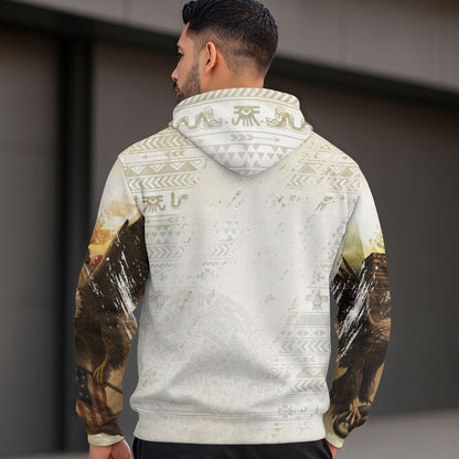 Mexican Eagle Liberty Flag Dual Heritage Mens Sudadera De Mexico Hoodie