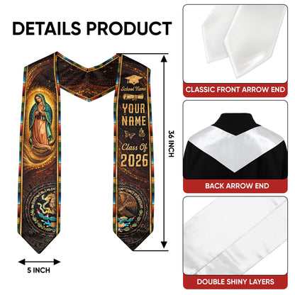 Graduation Stoles 2025 Mexican Style Custom Graduation Stole Personalized Sash