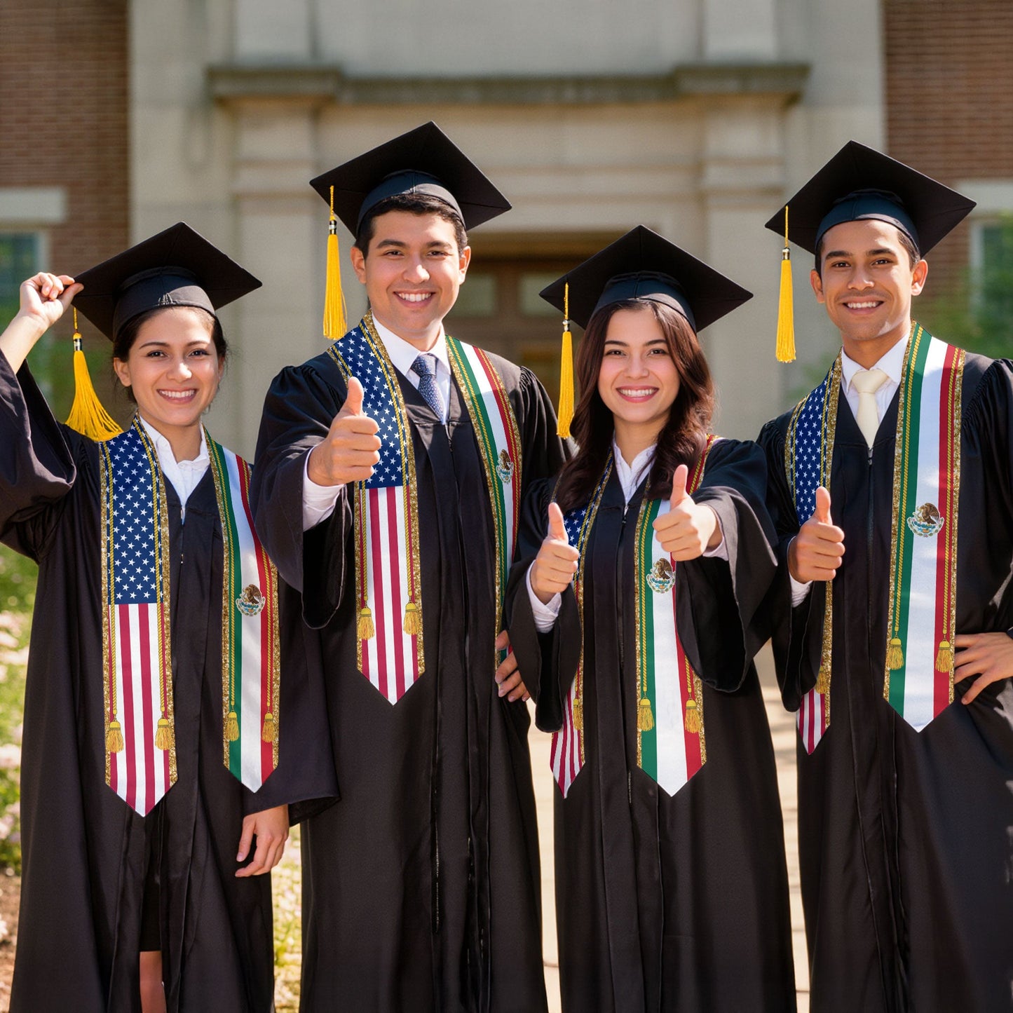 Mexican Stole Mexico 2026, Graduation Sash for Graduate Students